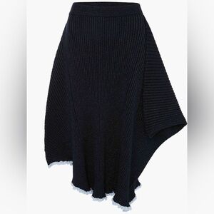 NWT JW Anderson Woman’s Navy Infinity Skirt Size XL